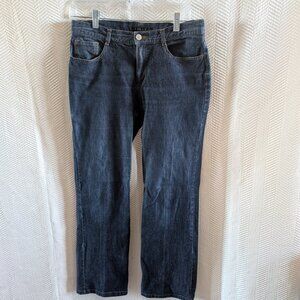 Theory Women's Blue Bootcut Jeans Low-Mid Rise Size 8 Denim Casual
